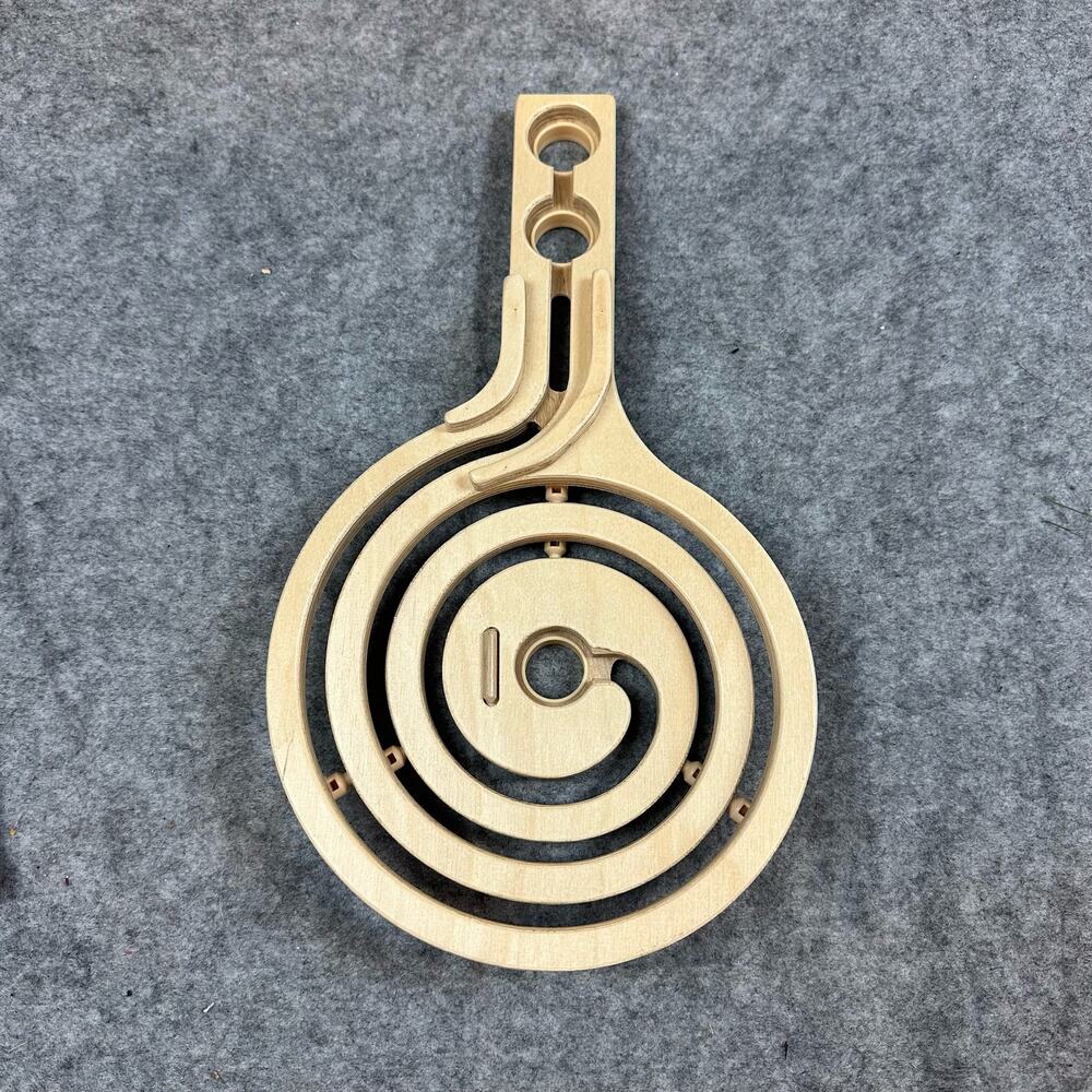Hape Quadrilla Marble Run Replacement Track Wooden Spiral Piece Part